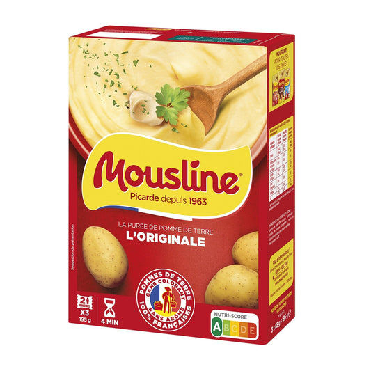 Purée en Flocons MOUSLINE les 3 sachets de 65 g