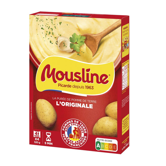 Purée en Flocons MOUSLINE les 4 sachets de 130 g