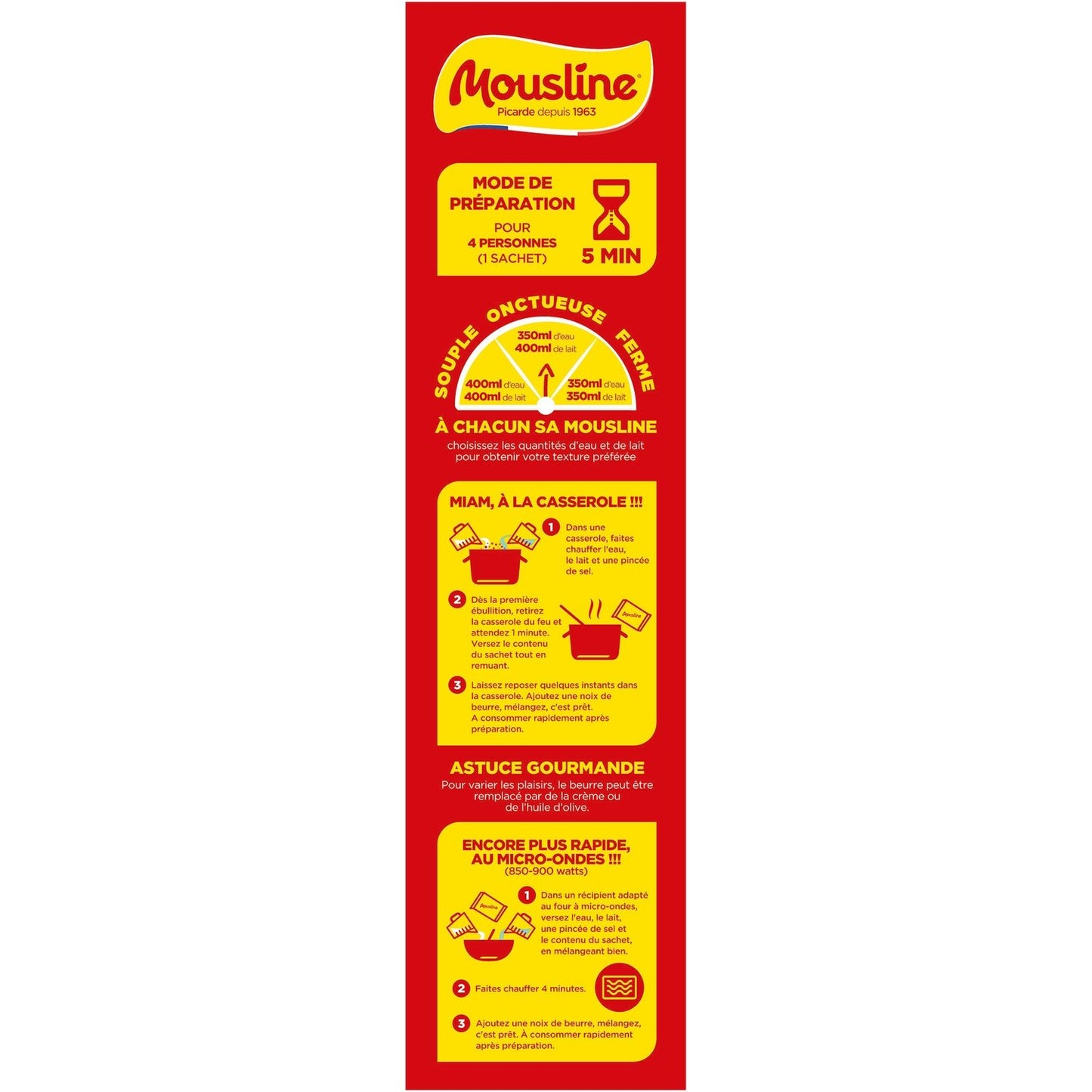 MOUSLINE Plain Puree