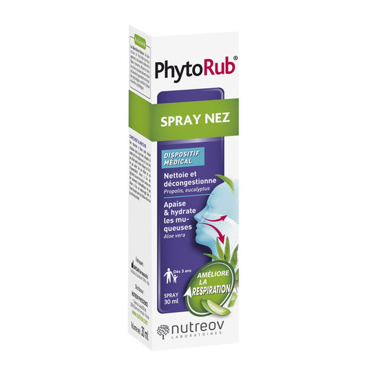 Nasal Treatment Decongests and Soothes Propolis, Eucalyptus and Aloe Vera NUTREOV