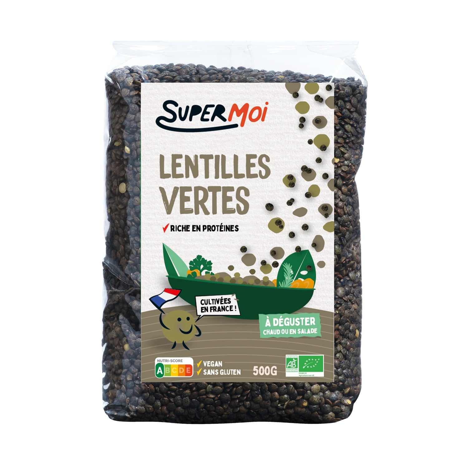 Lentilles Vertes Bio SUPERME 