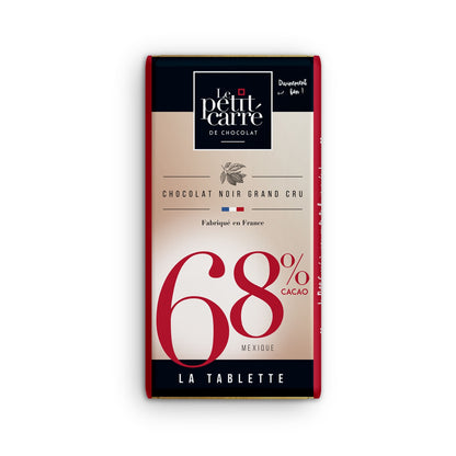 Tablette de Chocolat Noir de Mexique LE PETIT CARRE DE CHOCOLAT