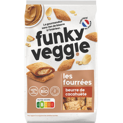 FUNKY VEGGIE Organic Peanut Butter Filled Biscuits