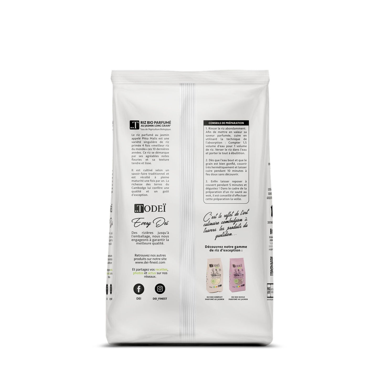 TODEI Organic Jasmine Fragrant Long Rice