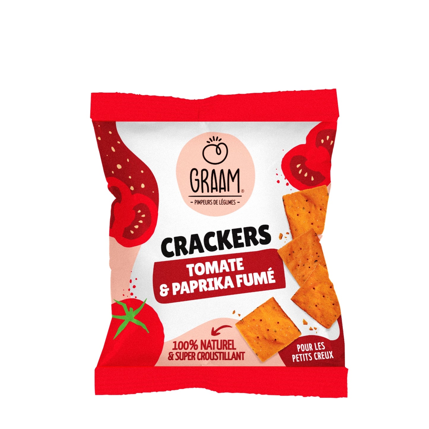 Crackers Tomate et Paprika Fumé GRAAM 