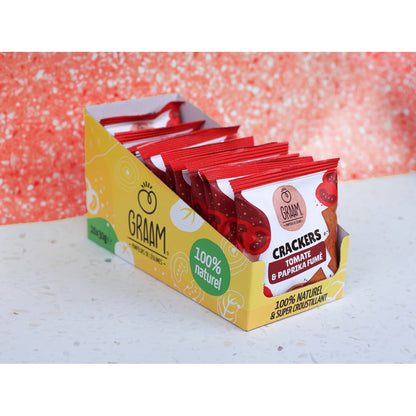 Crackers Tomate et Paprika Fumé GRAAM 