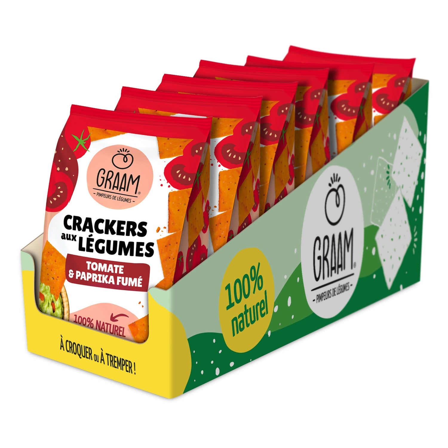 Crackers tomate et paprika fumé GRAAM 