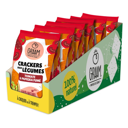 Crackers tomate et paprika fumé GRAAM 