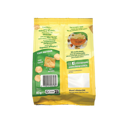 Crackers aux Légumes Pois Chiche & Romarin GRAAM 