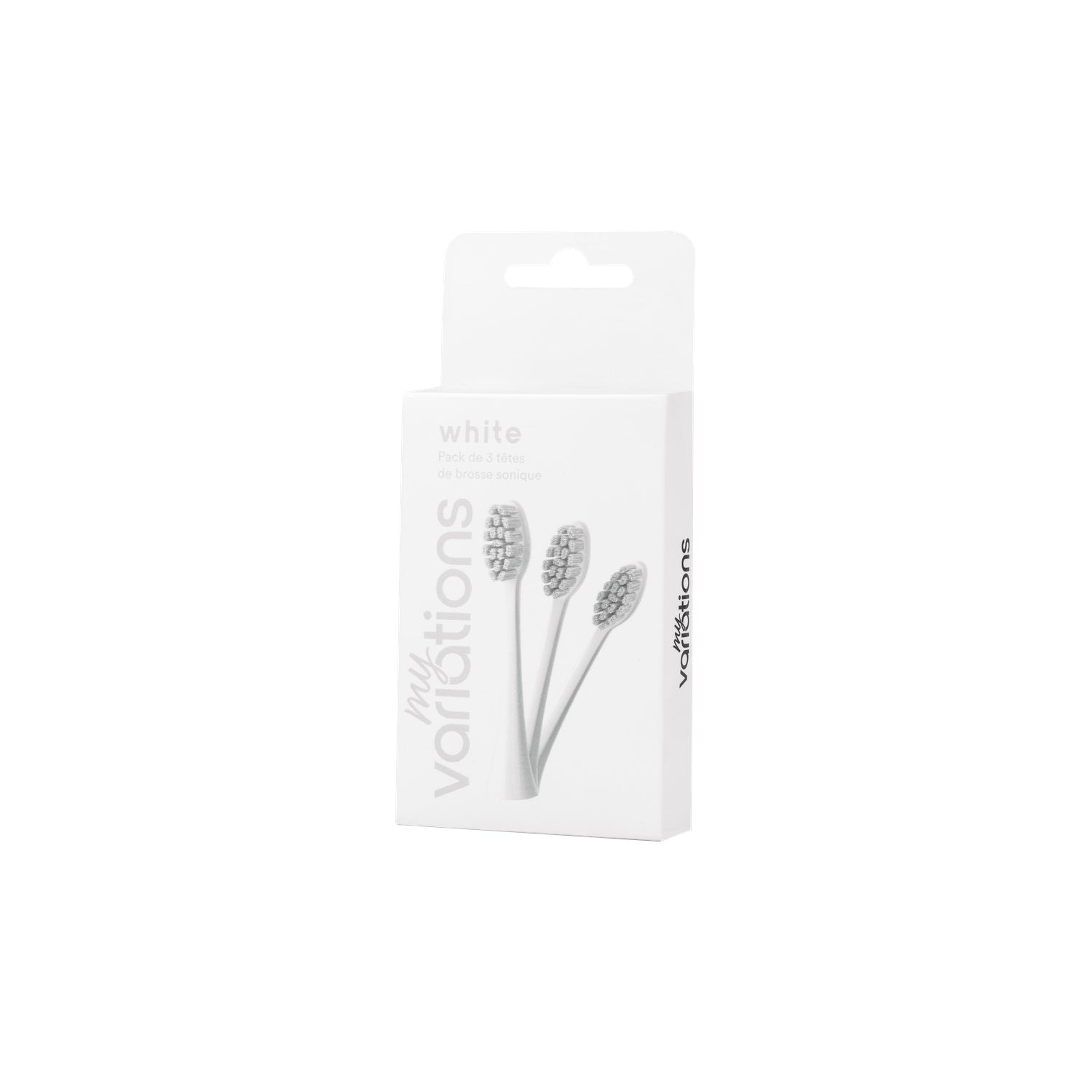Têtes de Brosse à Dents Blanc MY VARITATIONS 