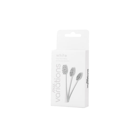 Têtes de Brosse à Dents Blanc MY VARITATIONS 