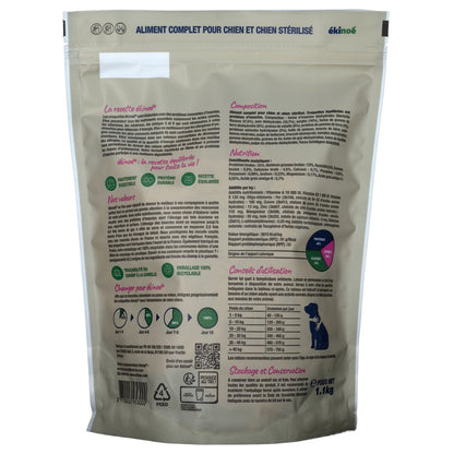 Croquettes pour Chien Adulte Protéines Insectes EKINOE