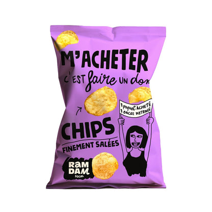 RAMDAM SOCIAL Finely Salted Crispy Chips