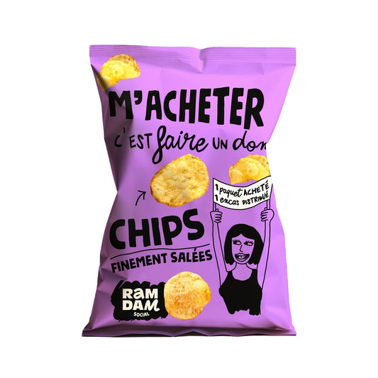 RAMDAM SOCIAL Finely Salted Crispy Chips