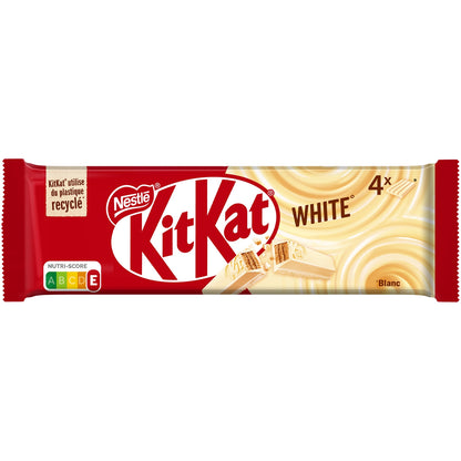 Barres Chocolatées Enrobage Blanc KITKAT 