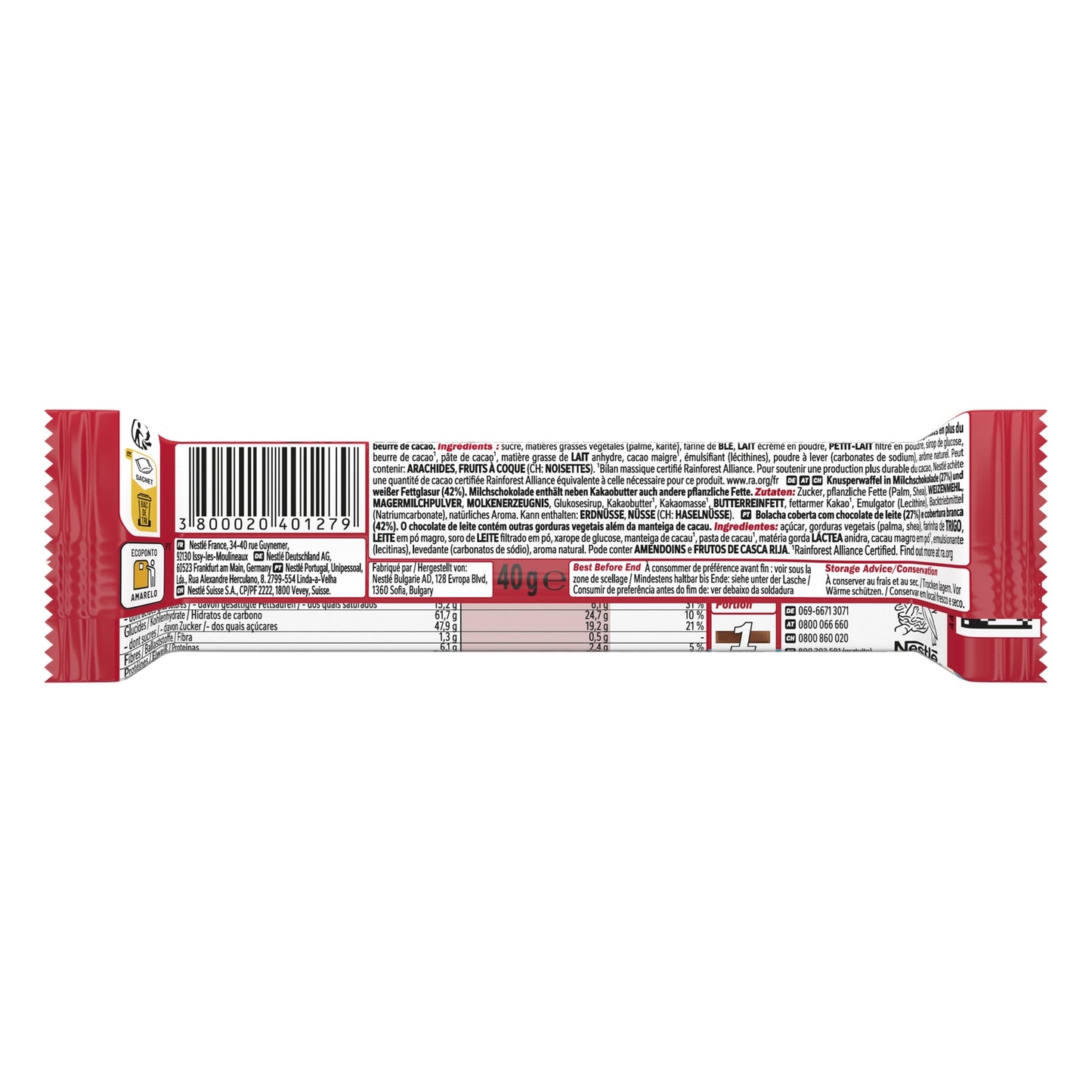 Barre Chocolatée Chunky Funky KITKAT 