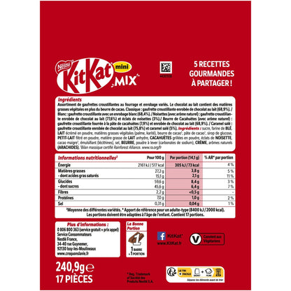 Barres Chocolatées Lait KITKAT