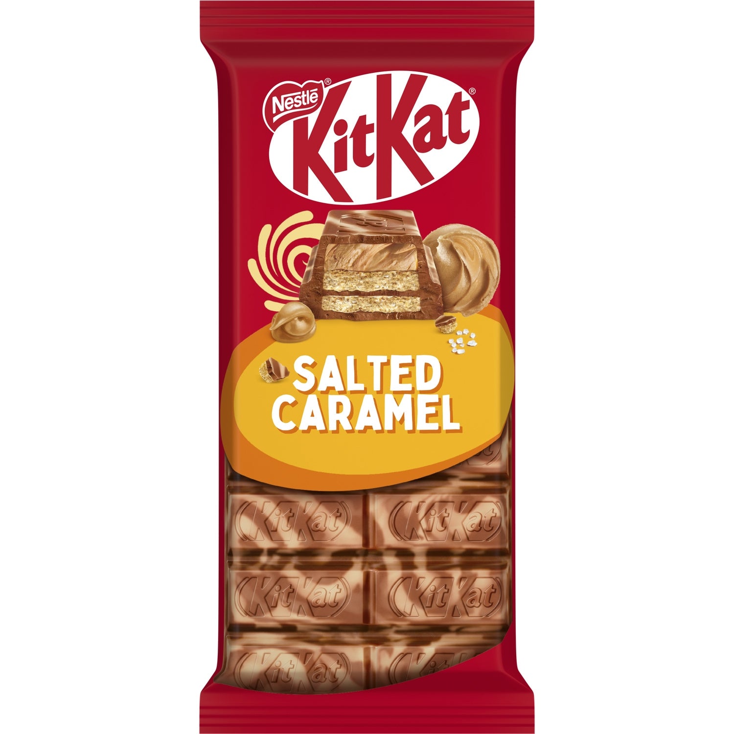 Tablette de chocolat caramel salé KITKAT 