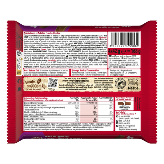 KITKAT Chunky Crunchy Double Chocolate Bars