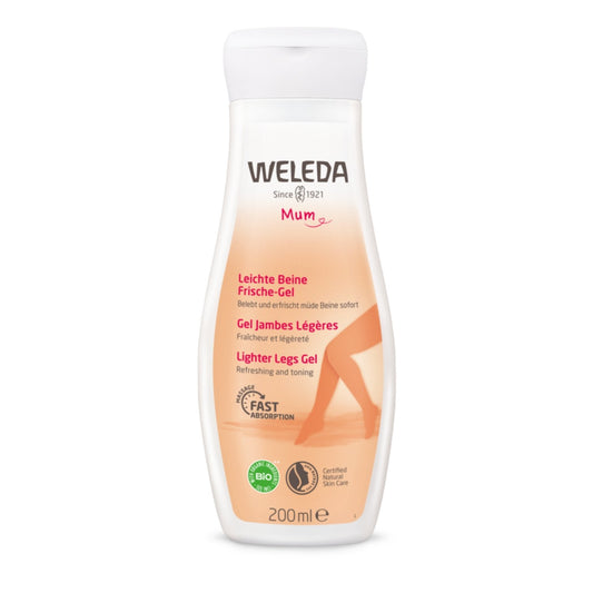 Gel Jambes Légères Rafraîchissant et Tonifiant WELEDA le flacon de 200mL