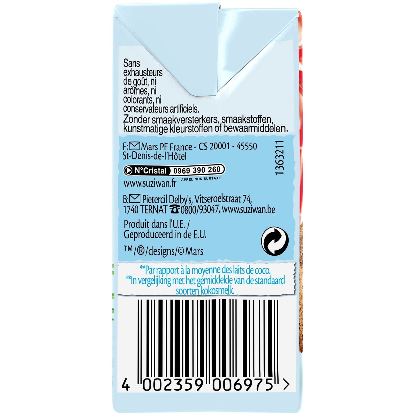 Lait de Coco Light SUZI WAN