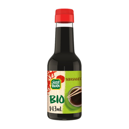 Sauce Soja Salée Bio SUZI WAN le flacon de 143ml