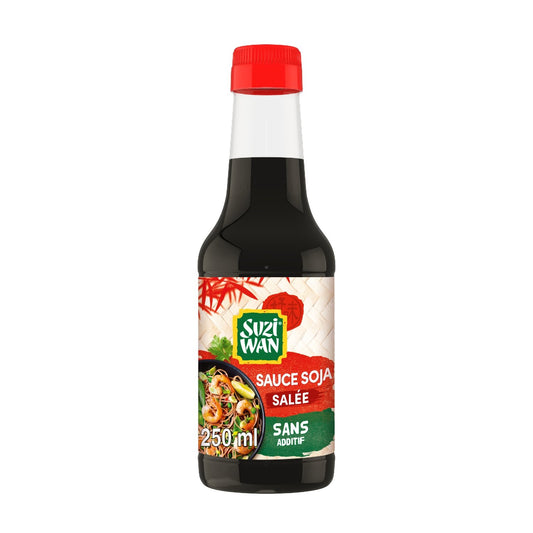 Sauce Soja Salée SUZI WAN le flacon de 250 ml