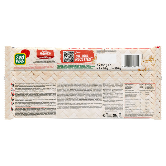 SUZI WAN Korean BBQ Wok Ramen Pre-cooked Noodles