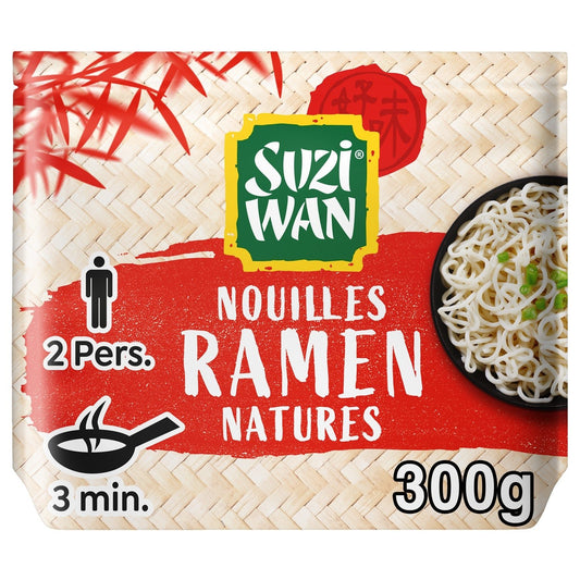 Nouilles Précuites Ramen pour Wok SUZIWAN la boite de 300g
