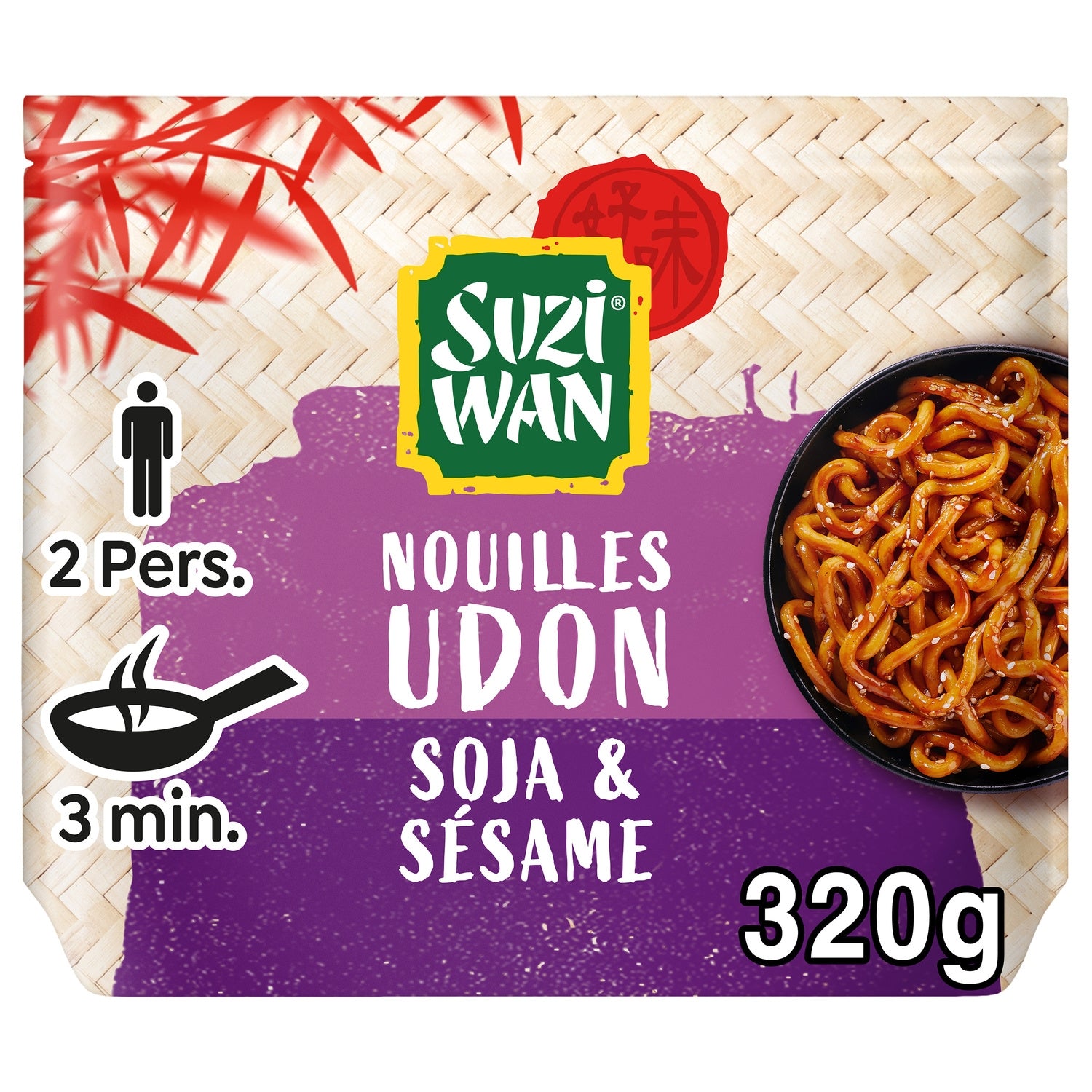 Nouilles Udon Saveur Soja Sésame SUZI WAN 