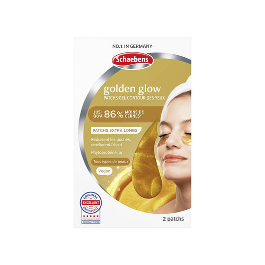 Patchs Soin Golden Glow Anti Cernes SCHAEBENS le sachet de 2 patchs