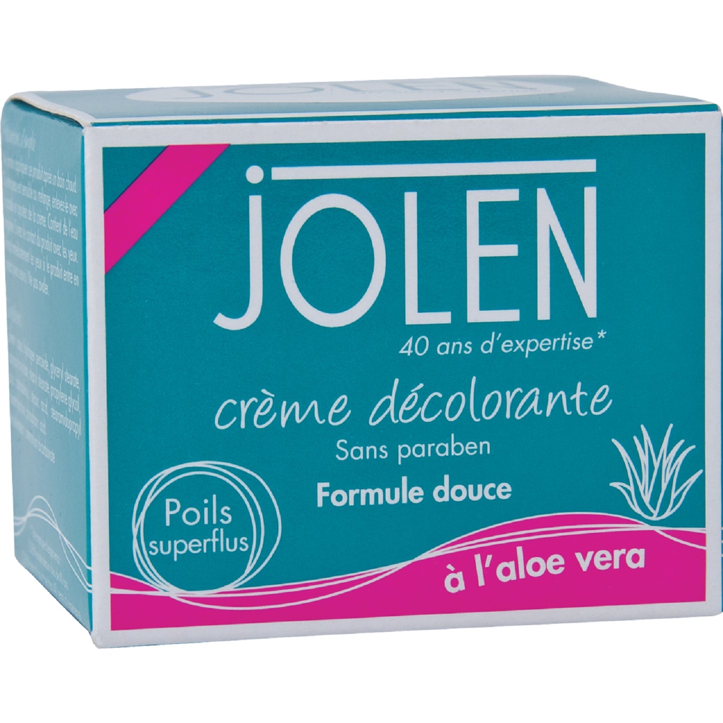 Crème Décolorante Aloe Vera Pour le Duvet et les Poils Superflus JOLEN 