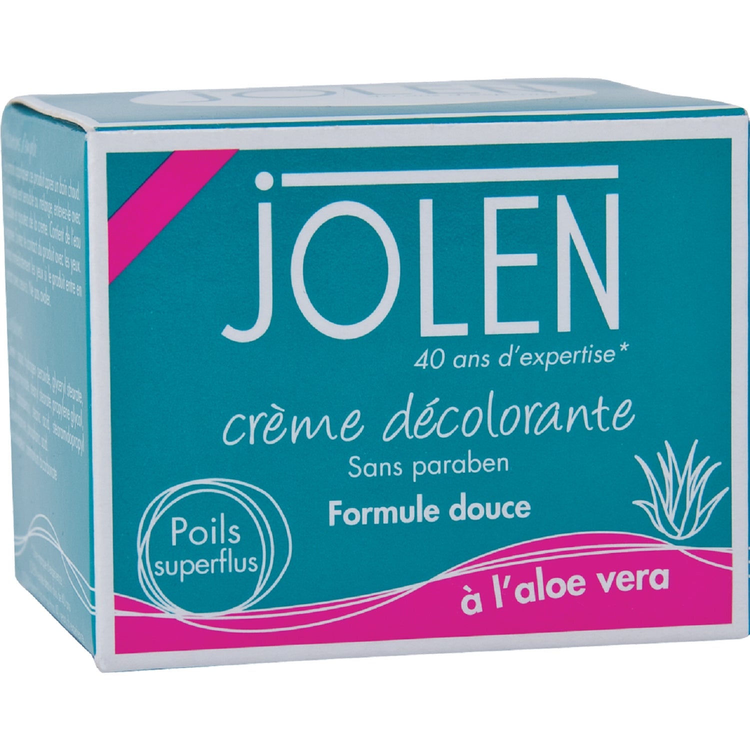 Crème Décolorante Aloe Vera Pour le Duvet et les Poils Superflus JOLEN 