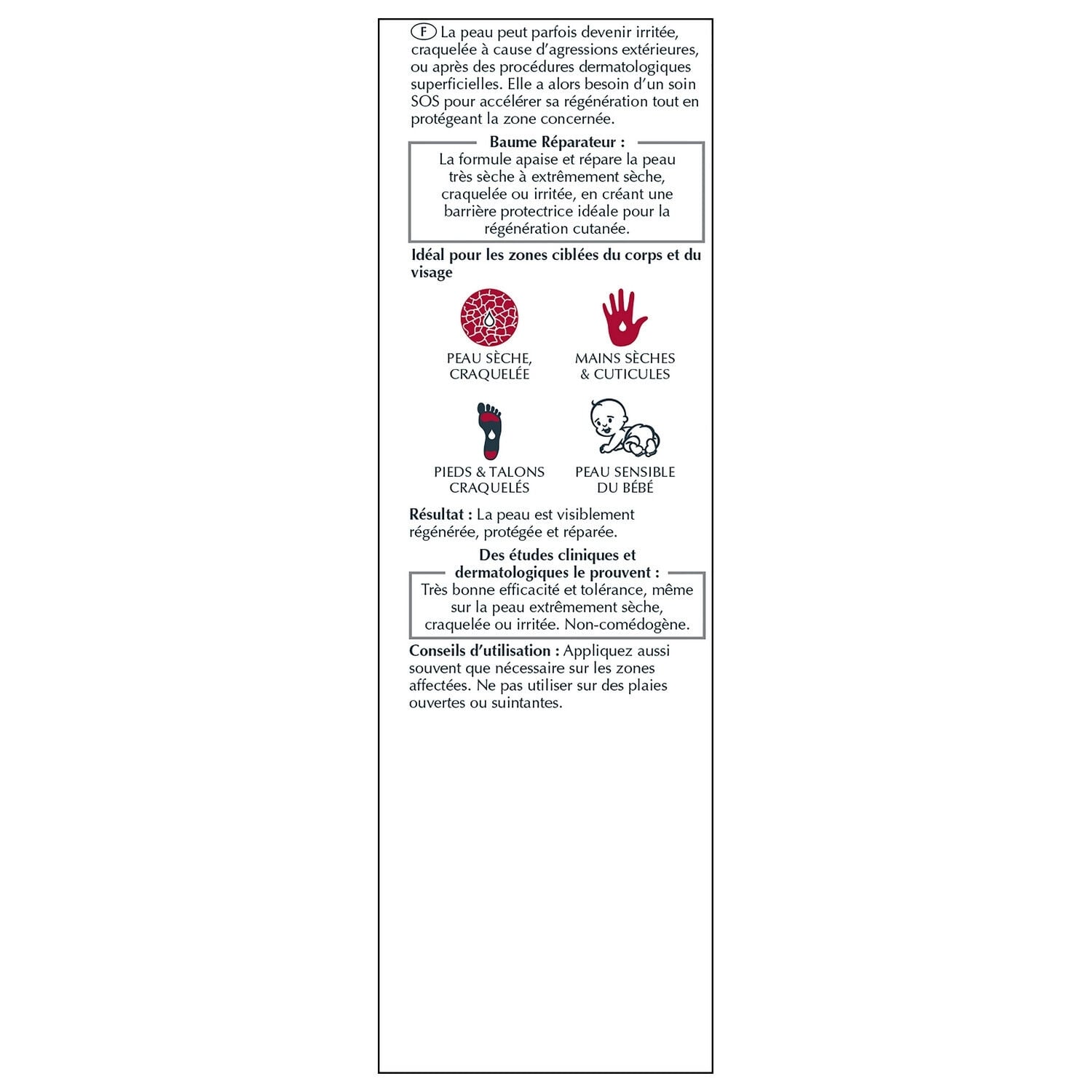Crème Réparateur Visage et Corps Protège et Répare Aquaphor EUCERIN 