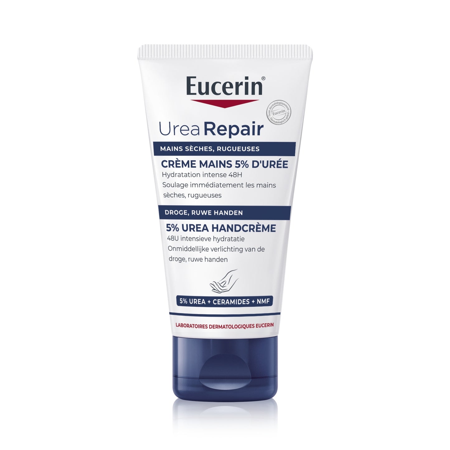 Crème Mains Réparatrice 5% Urée Peau Sèche EUCERIN