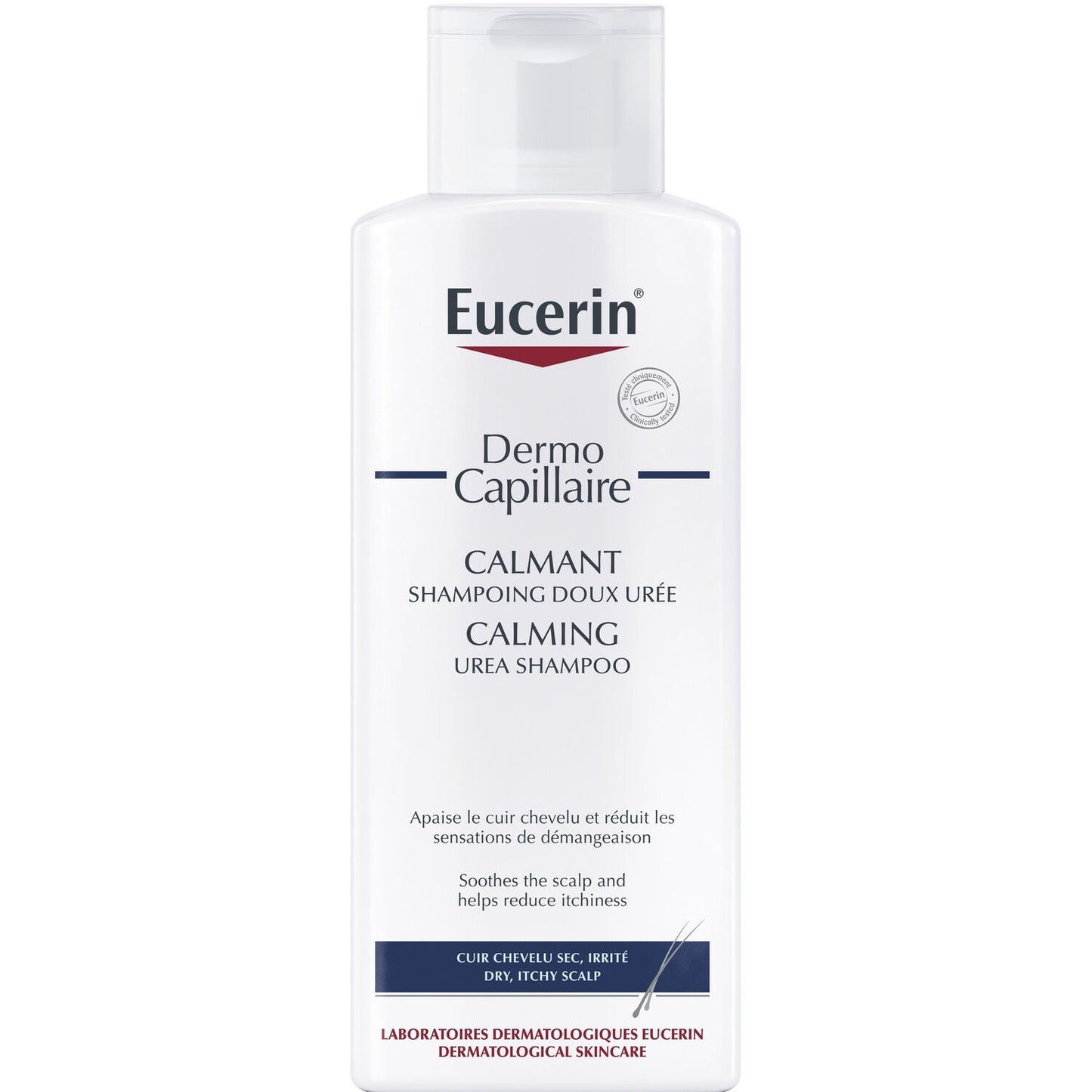 Sanftes Shampoo für trockene und gereizte Kopfhaut 5% Urea Calming Dermo Capillary EUCERIN