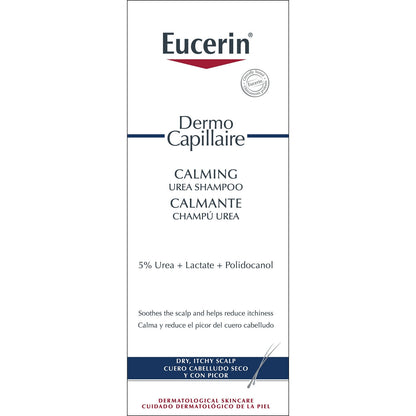 Sanftes Shampoo für trockene und gereizte Kopfhaut 5% Urea Calming Dermo Capillary EUCERIN