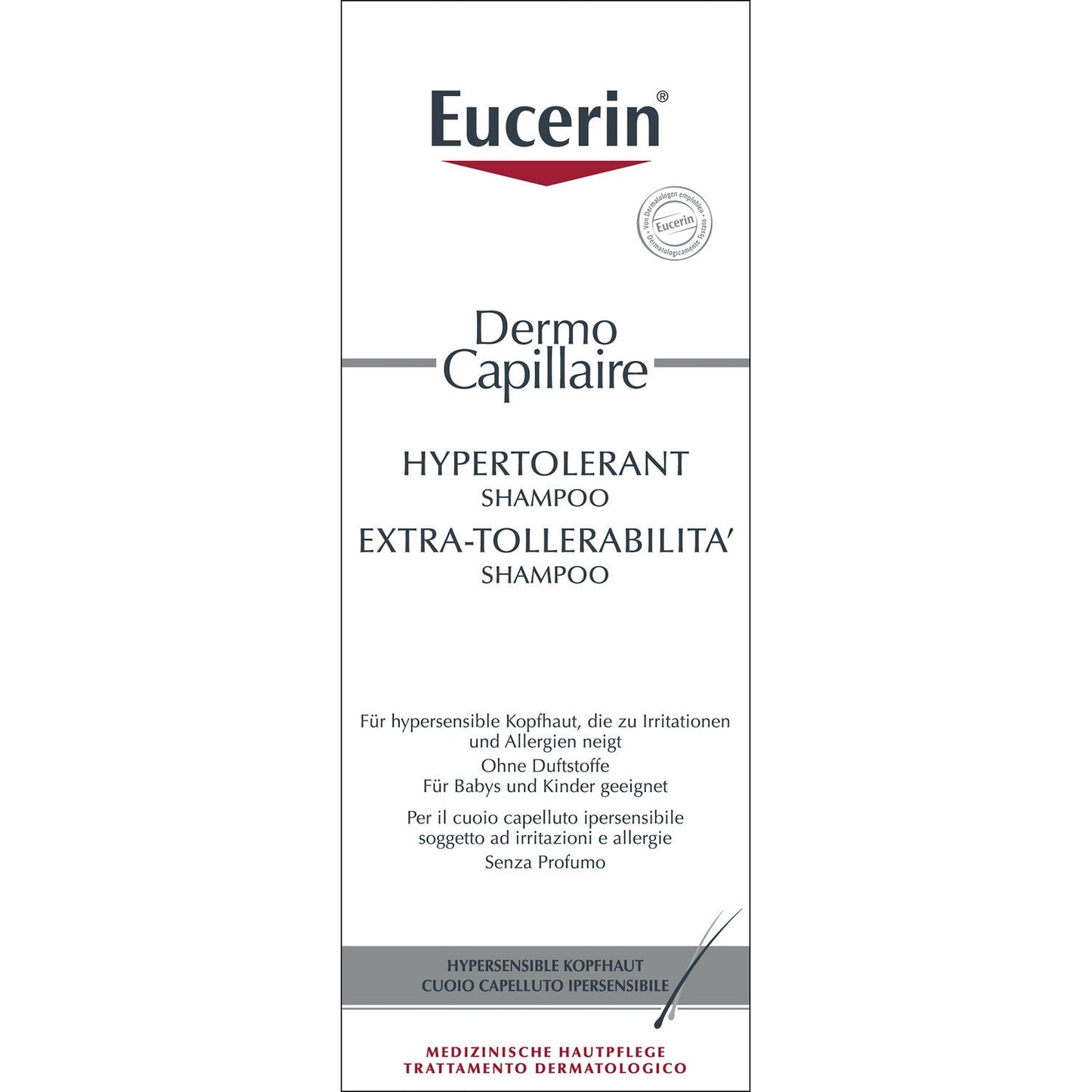 Shampoing Haute Tolérance Extra Doux Dermo-capillaire EUCERIN 