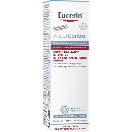 Crème Calmante Intensive Anti-Irritations et Démangeaisons Atopi Control EUCERIN le tube de 40mL