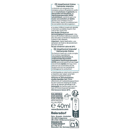 EUCERIN Atopi Control Intensive beruhigende Creme gegen Reizungen und Juckreiz
