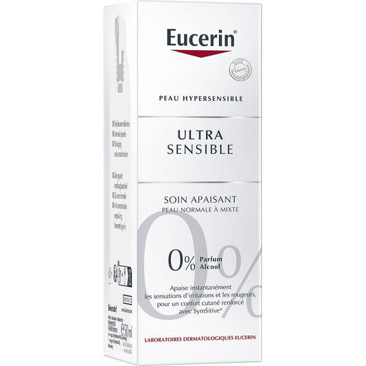 Crème Peau Normale à Mixte Ultra Sensible EUCERIN le flacon de 50 ml