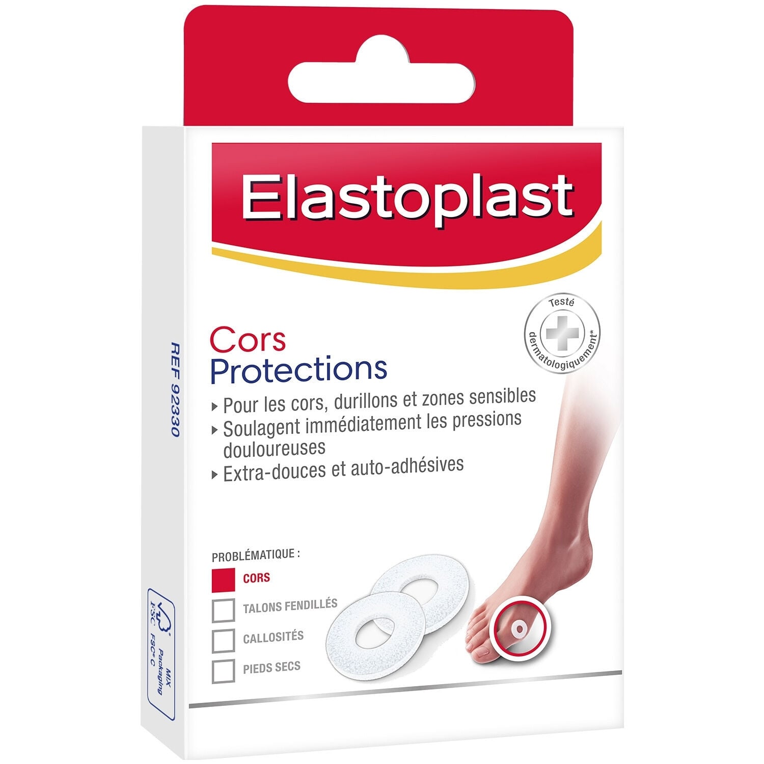 Pansements Cors Soulage la Douleur Zones Difficiles Foot Expert ELASTOPLAST 