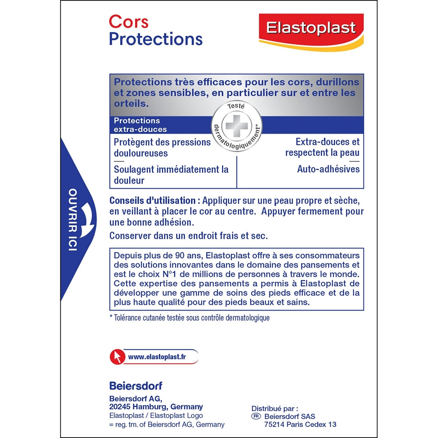 Pansements Cors Soulage la Douleur Zones Difficiles Foot Expert ELASTOPLAST 