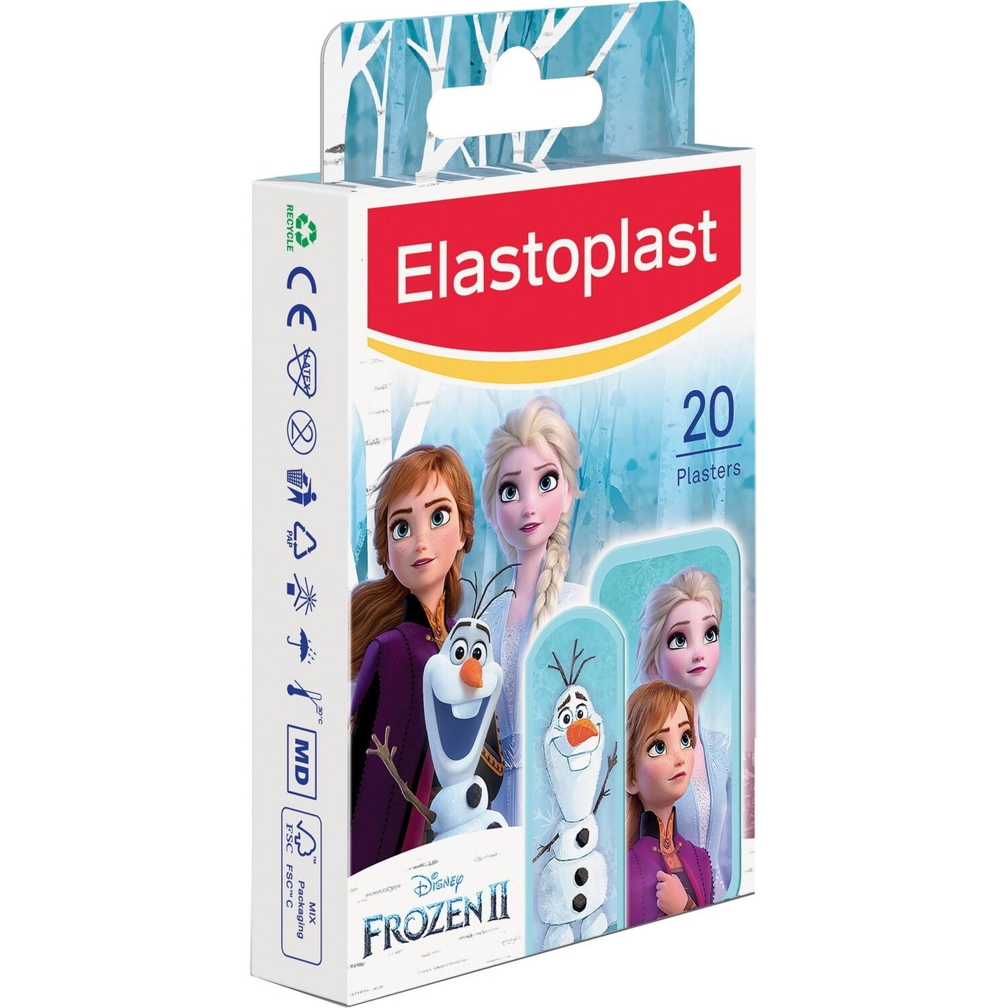 Pansements La Reine Des Neiges Doux Pour la Peau ELASTOPLAST 