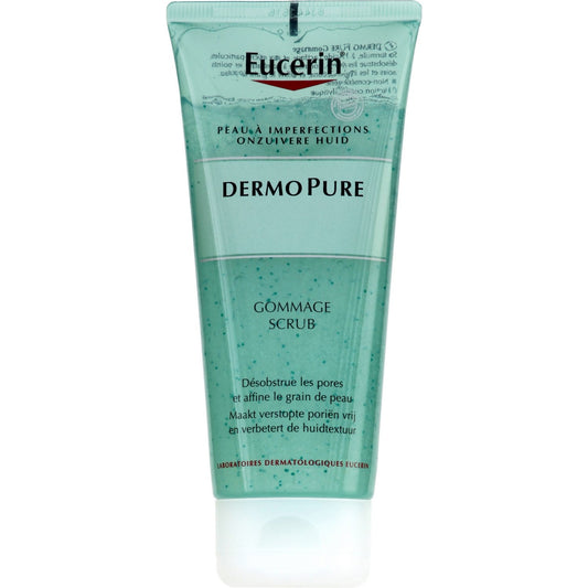 Gommage Visage Peau à Imperfections Exfoliant Anti-Points Noirs Dermo Pure EUCERIN le tube de 100mL