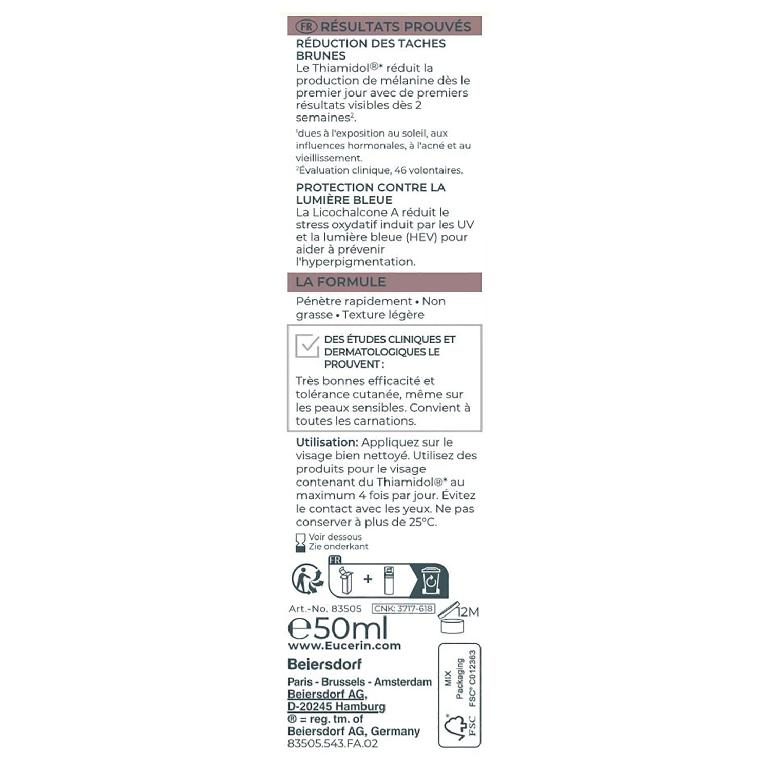 Crème Anti-Pigment SPF30 EUCERIN 