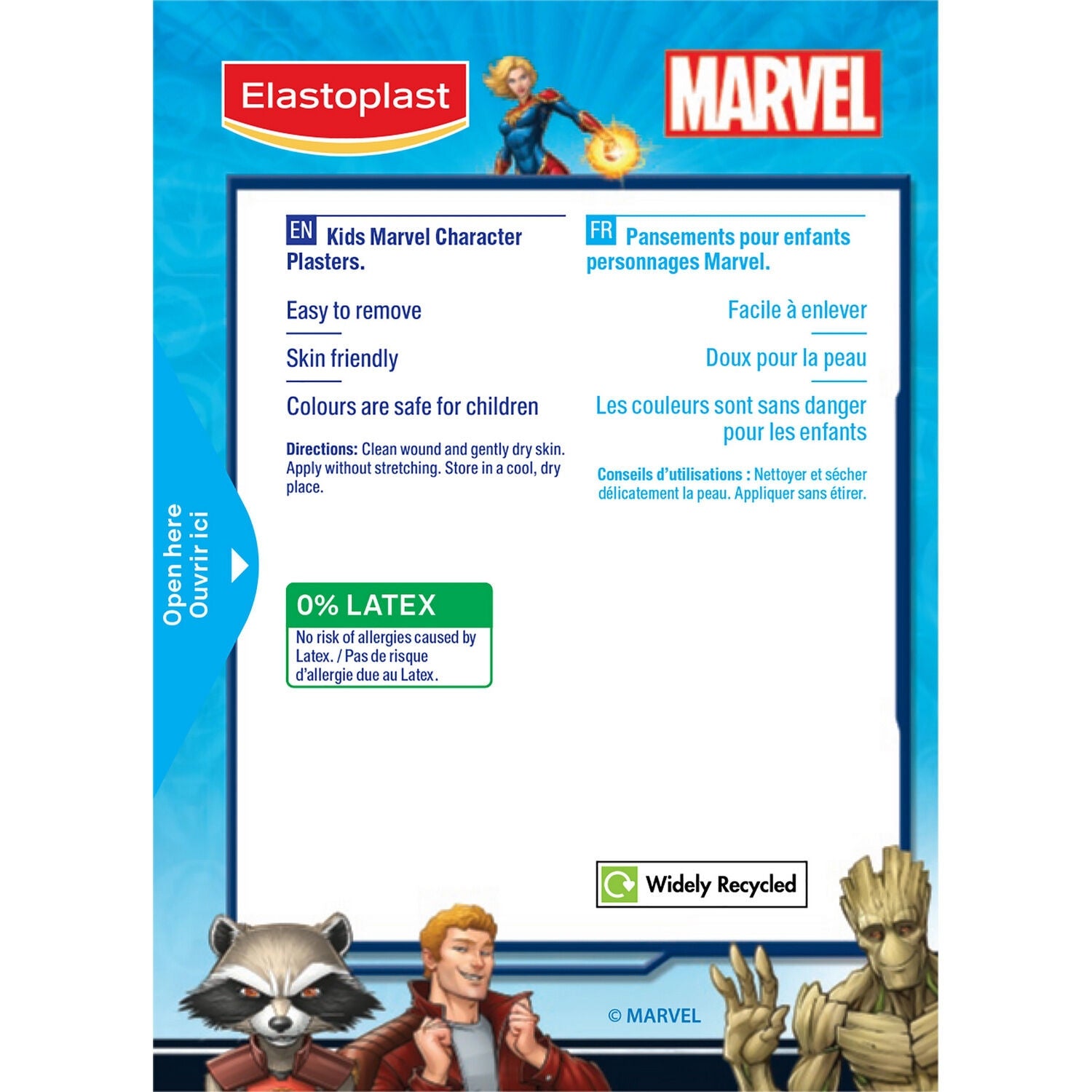 Pansements Enfants Avengers ELASTOPLAST 