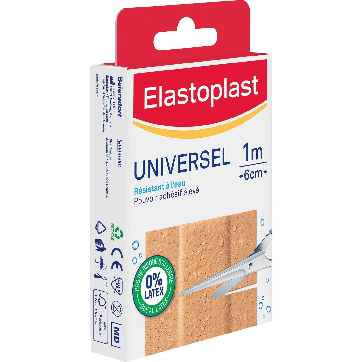 Pansements Lavables Résistants Universel 10x6 cm ELASTOPLAST 