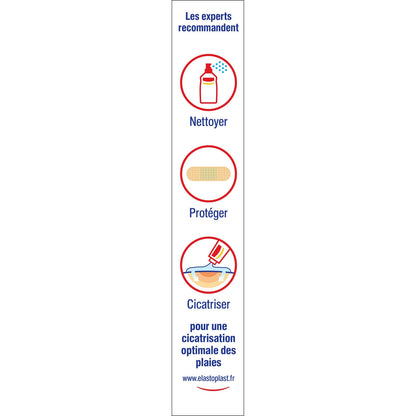 Bande Sensitive Hypoallergénique Anti-bactérien 10x6 cm ELASTOPLAST 
