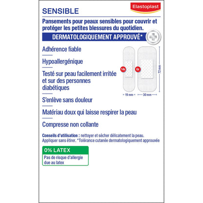 ELASTOPLAST Hypoallergenic Sensitive Dressings 2 Sizes